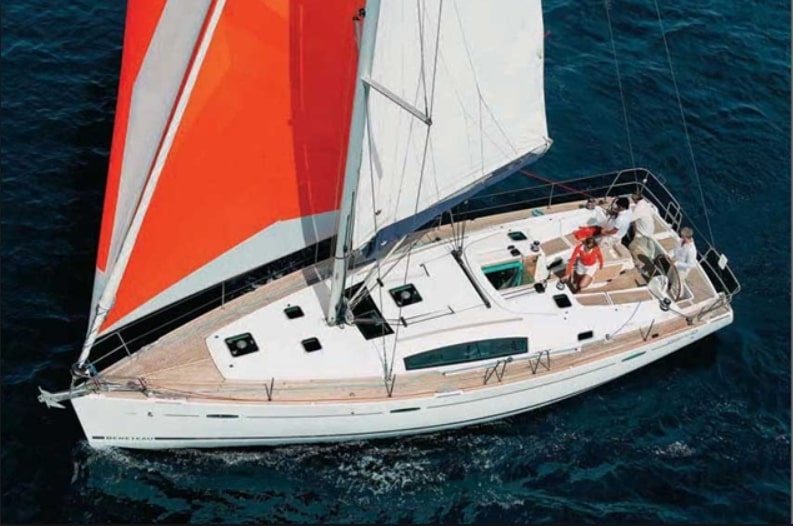 Oceanis 43 Sailing in Greece yacht charter Ionian islands Odysseus