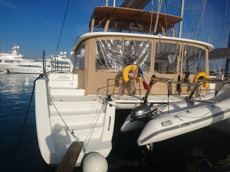 Lagoon 450 2017 Sailing in Greece yacht charter ionian islands Odysseus