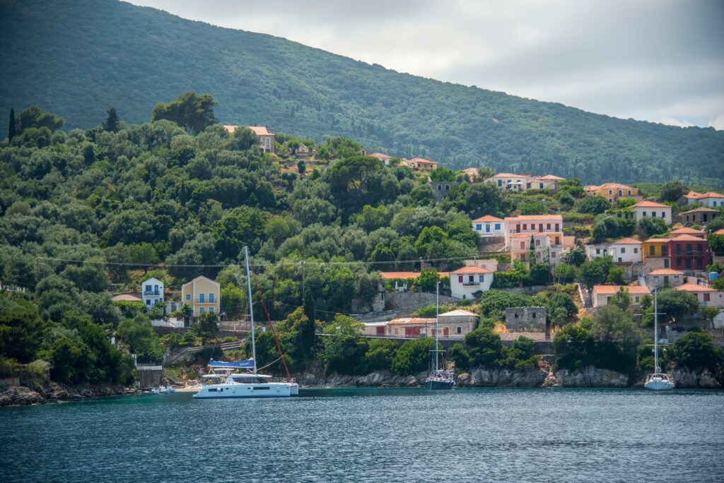 Odysseus Sailing at Kioni Ithaca 