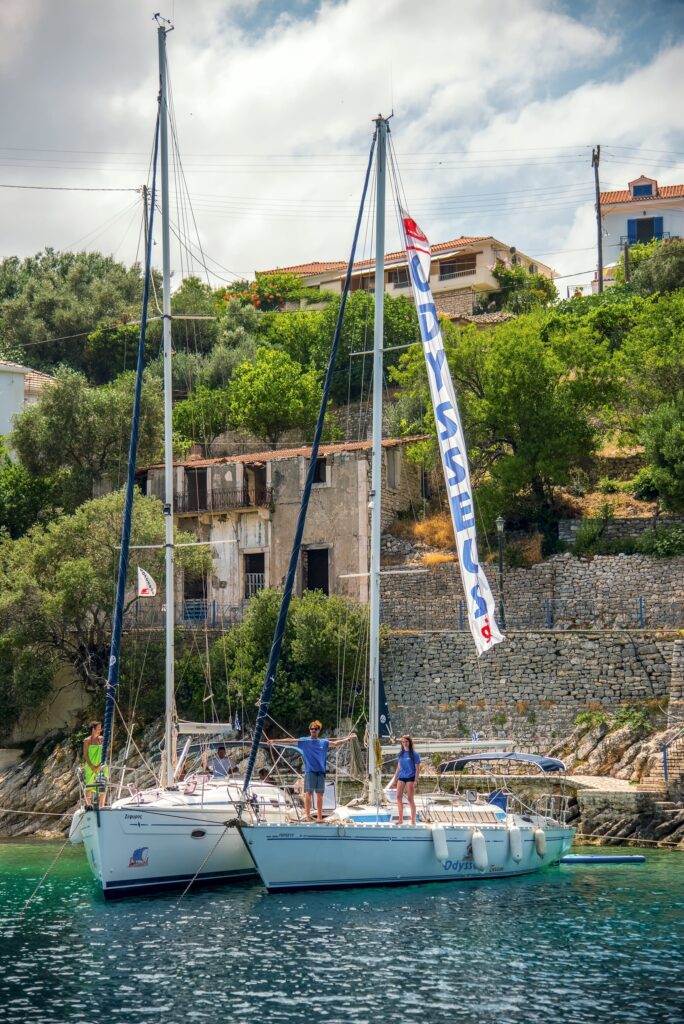Odysseus Sailing at Kioni Ithaca 